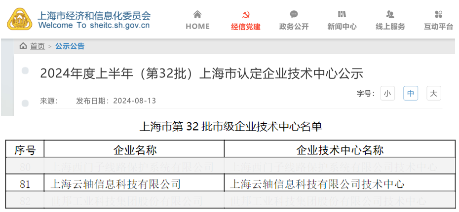 云轴科技ZStack获评 “上海市企业技术中心”认定
